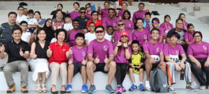Sports And Volunteers Appreciation Lunch - participating beneficiaries and their supporting families with iC2 staff group photo