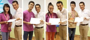 Sports And Volunteers Appreciation Lunch - prize presentation to our sports winner