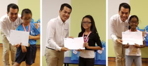 Sports And Volunteers Appreciation Lunch - prize presentation to our sports winner