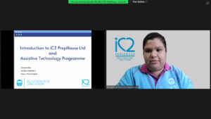 Associate Vision Teacher, Ms Natasha De Silva, presented at the SNEC Assistive Technology (AT) Vision Week 2021 to introduce iC2 PrepHouse and its Assistive Technology Programme to its attendees.