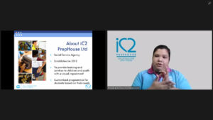 Associate Vision Teacher, Ms Natasha De Silva, presented at the SNEC Assistive Technology (AT) Vision Week 2021 to introduce iC2 PrepHouse and its Assistive Technology Programme to its attendees.