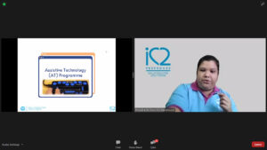 Associate Vision Teacher, Ms Natasha De Silva, presented at the SNEC Assistive Technology (AT) Vision Week 2021 to introduce iC2 PrepHouse and its Assistive Technology Programme to its attendees.