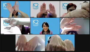 2021 iC2 Team Building - Forming a flower