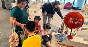 Three iC2 students and their caregivers attended a learning journey at the newly opened Punggol Regional Library on 26 May 2023.