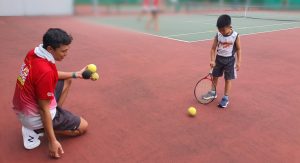 On 27 May 2023 Saturday afternoon, 1 iC2 student and his father joined the Soundball Singapore for a taster programme at the MOE (Evans) Active SG tennis courts