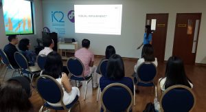 Ms. Amanda-Marie Siow, our associate vision teacher, presented a comprehensive overview of our organization and the diverse range of services we offer to the visually impaired community.