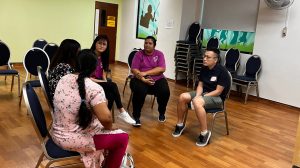 Parents were divided into smaller groups, each led by a Vision Teacher. Topics ranged from personal wellness, and resources for education and learning to active living as a family. Parents shared their personal stories, offered practical advice, and listened empathetically to each other’s concerns.