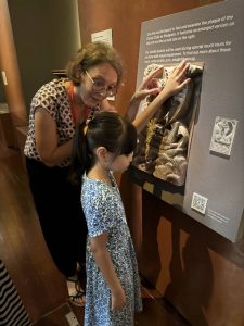 This experience was made inclusive and accessible with tactile resources, allowing our students to feel the intricate details of artifacts and connect with the stories woven into each piece.