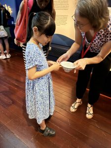 This experience was made inclusive and accessible with tactile resources, allowing our students to feel the intricate details of artifacts and connect with the stories woven into each piece.
