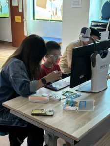 Through the workshop, our students learnt about basic coding skills, and how some mathematical concepts (e.g., coordinates, velocity) come into play in coding.