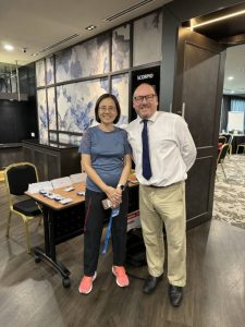 Cerebral Visual Impairment course 2024 - Speaker Professor John Ravenscrof and iC2 vision teacher Lay Hong