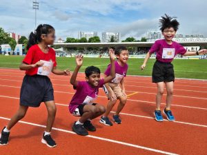 iC2 participants, Mihran, Eliot and Joel - 2024 Haw Par Youth Athletics