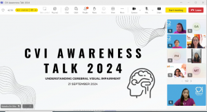 CVI Awareness Talk 2024 - Understanding Cerebral Visual Impairment