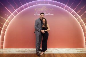 Our Emcee, Paul Foster with his beautiful wife