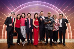 A/Prof Ang Beng Ti and Dr Audrey Looi with their supportive friends