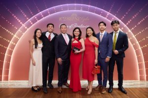 A/Prof Ang Beng Ti and Dr Audrey Looi with their lovely children and partners