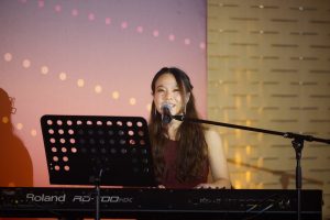 A vibrant performance by our dedicated volunteer, Stephanie