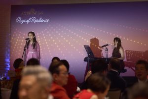 A vibrant performance by one of our students, Anisah, and our dedicated volunteer, Stephanie