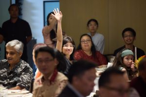 And the live auction bidding is underway