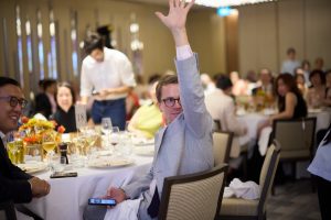 And the live auction bidding is underway